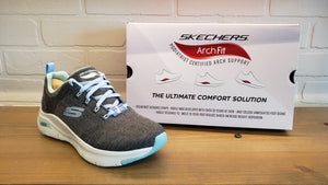 Skechers Comfy Wave - Grey & Turquoise