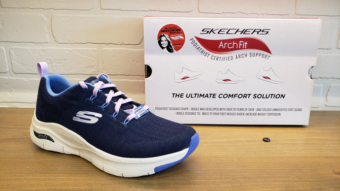 Skechers Arch Fit Comfy Wave - Navy