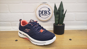 Skechers Wide Arch Fit Unify - Navy & Coral